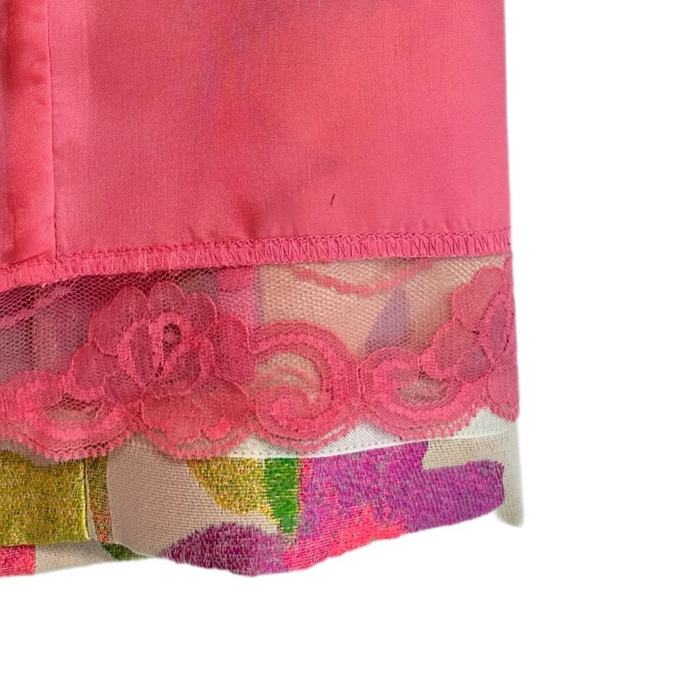 TRINA TURK ~ Orange/Pink/Green/Purple A-Line Skirt size 8